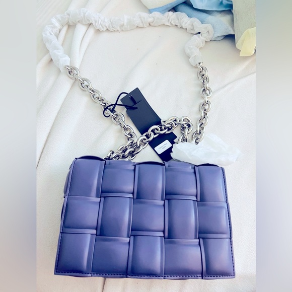 Brand New Light Purple Leather Chain Bag - Picture 2 of 5